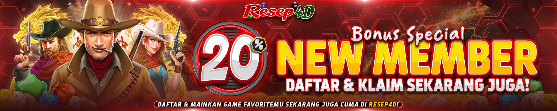 SLIDE BANNER NEW MEMBER RESEP4D